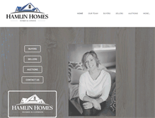 Tablet Screenshot of hamlinhomes.com